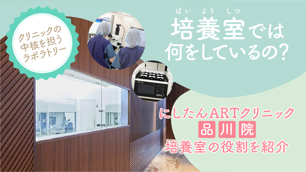培養室とは？にしたんARTクリニック品川院の培養室の役割を紹介