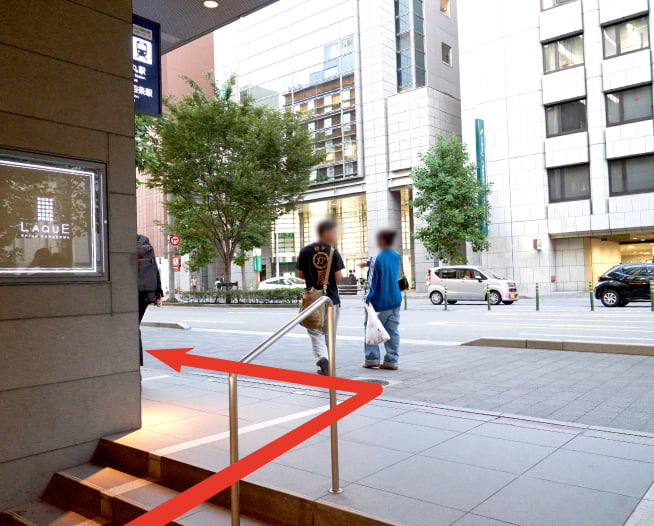 にしたんARTクリニック京都院へ四条駅から徒歩で向かう道順を説明した画像