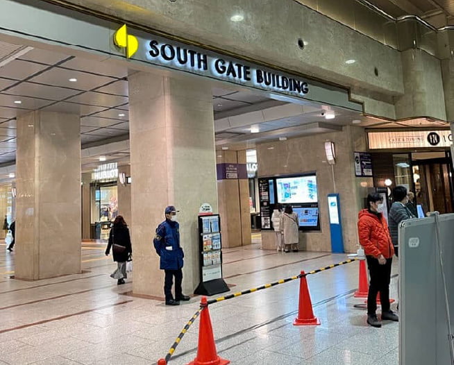 にしたんARTクリニック大阪院へ大阪駅から徒歩で向かう道順を説明した画像